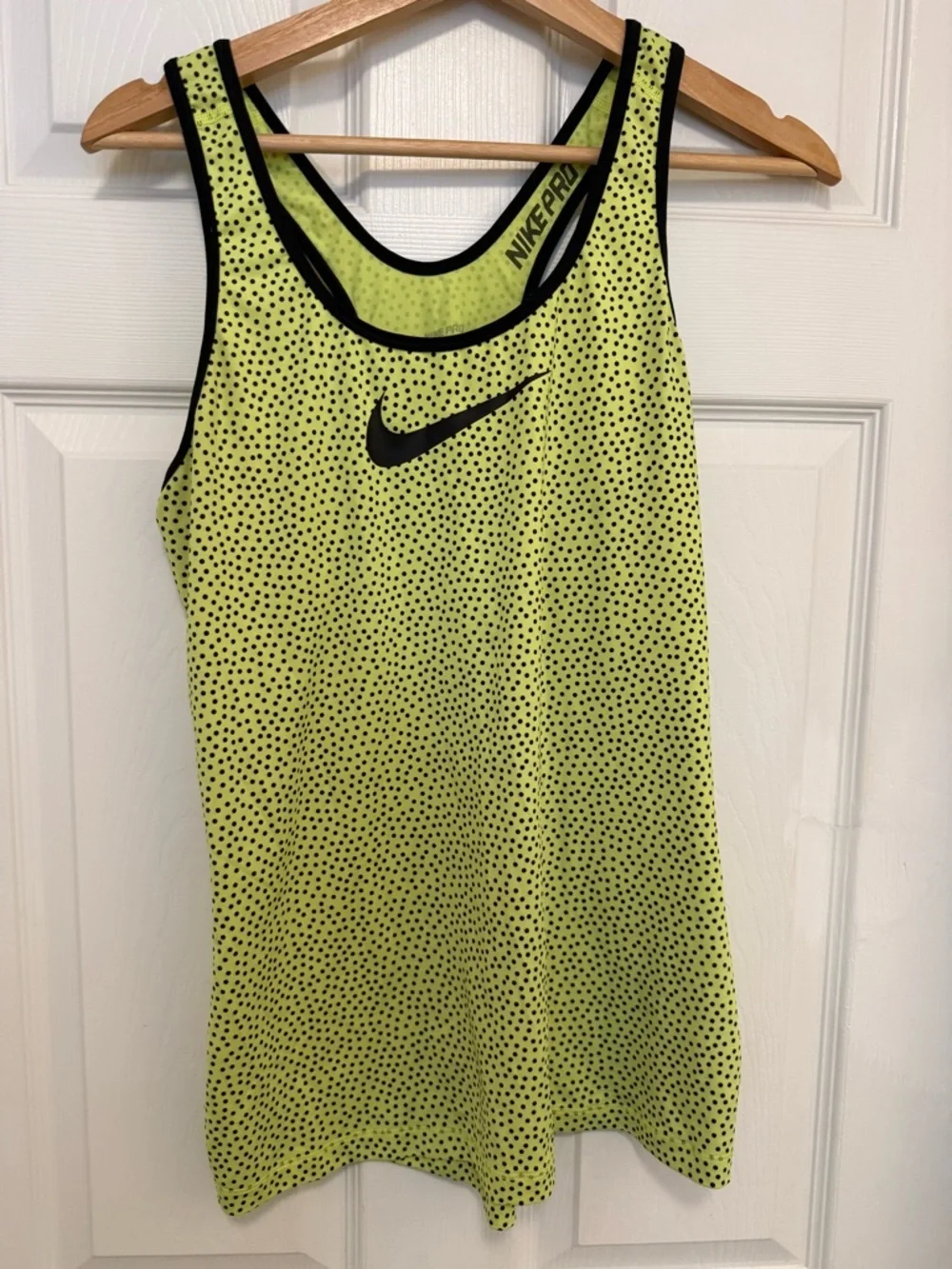 EUC Nike Pro Neon Volt Dri-FIT Racerback Tank